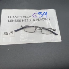 NIKE Flexon 4621 013 Gunmetal Brown Half Rimless Eyeglasses Frames 43 Mm G39