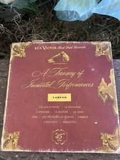 Enrico Caruso - A Treasury Of Immortal Performances box set 6 - 7" Red 45 RCA