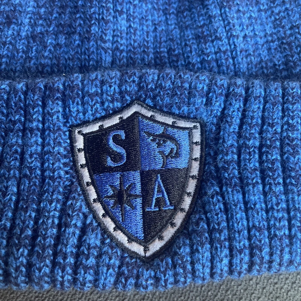 Gorro polar Salt Armour azul invierno forrado polar Foto 2 de 4