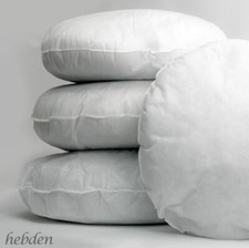 Image of Hollowfibre Cushion Round Pads 22 Inch / 55 cm Inserts Fillers Scatters Qty 10