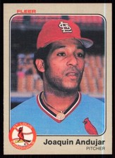 1983 Fleer Joaquin Andujar St. Louis Cardinals #1