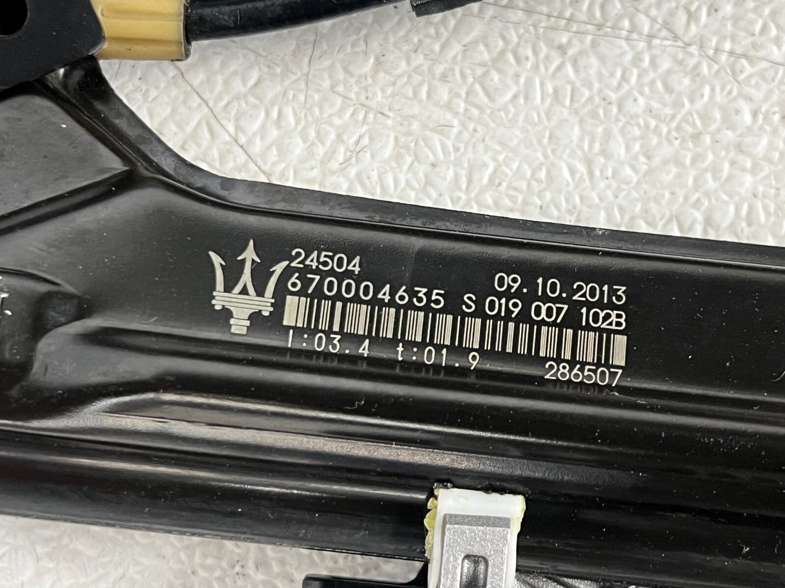 ⭐2014-2022 MASERATI GHIBLI REAR RIGHT PASS WINDOW REGULATOR ASSY OEM LOT2531