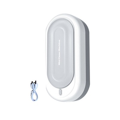 450ml Jewelry Ultrasonic Cleaner 800mah Battery Quick Clean Portable Watch White