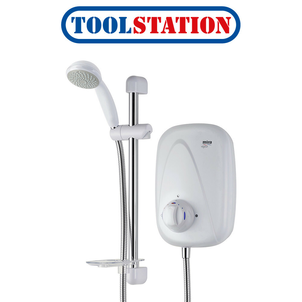 Mira+Vigour+Manual+Power+Shower++White+281.1532.35429 for sale