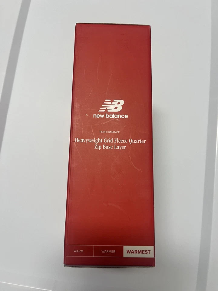 New Balance Grid Fleece Quarter Zip Base BLACK Top-Heavyweight Men SIZE LARGE - Image 2 of 3