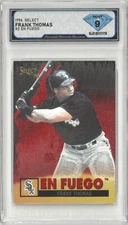 1996 Pinnacle Select FRANK THOMAS #2 En Fuego 💎 DSG 9 Mint