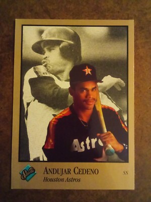 Andujar Cedeno 34 Studio 92 MLB  Leaf Baseball Card