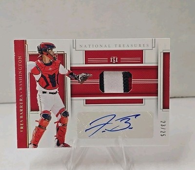 Tres Barrera 2020 National Treasures Patch Jersey Auto #d 23/25 3 COLOR GGS-TB
