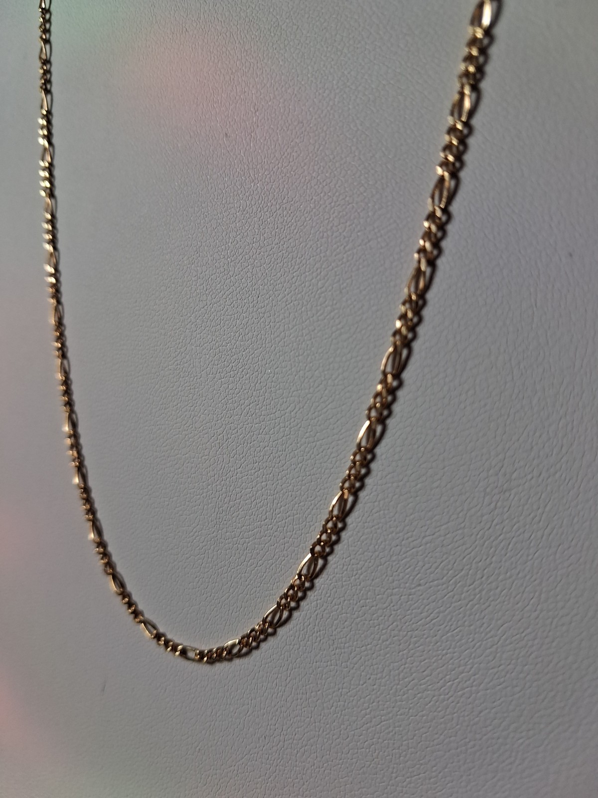 10k Yellow Gold Figaro Chain Necklace 2mm 20 inch, 2 MM, 1.6gram