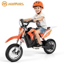 MileRocket1 Kids Electric Dirt Bike 300W 15.5MPH 36V 5.2Ah Max 12.4Miles 60N.M