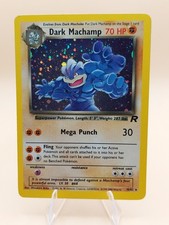 Dark Machamp Holo Rare Team Rocket 10/82 Pokemon Card - WOTC 1999
