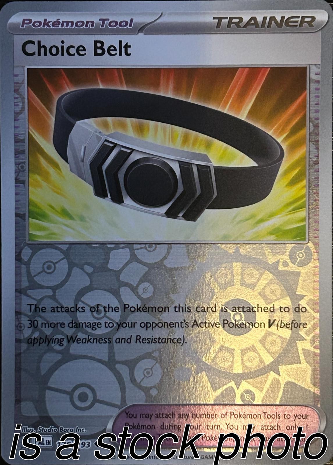 Choice Belt 176/193 Paldea Evolved Reverse Holofoil Pokemon (LP-NM)