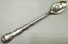 Antique 1897 Strasbourg Gorham 5 3/4" Sterling Silver Olive Spoon Monogram