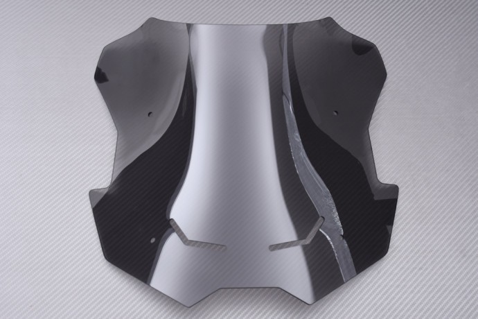 Pare-brise moto sport en polycarbonate teinté pour TRACER 9 GT 2025-26