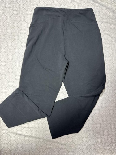 Teezher Black Mesh-Panel Active Leggings Size M