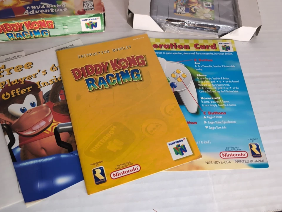 Diddy Kong Racing Nintendo 64 Only For N64 New Open Box - Image 3 of 4
