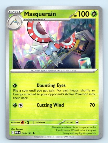 Masquerain 002/182 ~ Uncommon English Near Mint