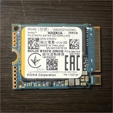 KIOXIA KBG50ZNS256G 256GB NVMe M.2 2230 PCIe Gen4 x4 SSD TRIM SMART