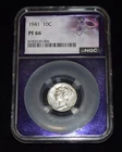 1941-P NGC PF66 10c Mercury Dime