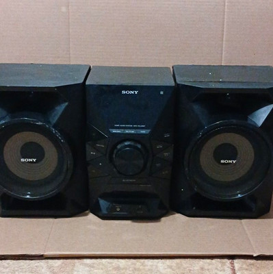 Sony MHC-ECL99BT Bluetooth Home Audio System CD AM/FM USB w/ Speakers Black