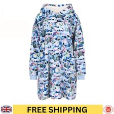 Hooded Wearable Fleece Blanket M-L Disney Lilo & Stitch Oversized House Hoodie 