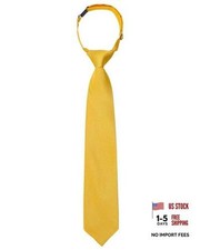 Boy Ties for Kids Necktie Pre-tied M age 5 years - 12 years Yellow