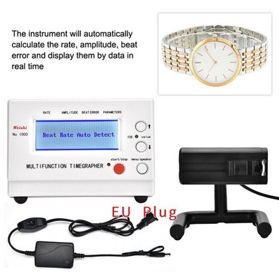 Multifunction Timegrapher Mechanische Uhr Timing Tester Calibration Machine EU