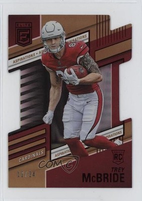 2022 Donruss Elite Rookies Aspirations Die-Cut 12/24 Trey McBride Rookie RC rf2