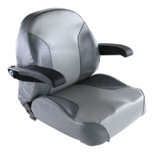 116-8912 Gray Zero Turn Lawn Mower Seat fits Exmark Several wAdjustable Armrest