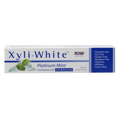 NOW Solutions, Xyliwhite  Toothpaste Gel, 6 Ounce (Pack of 1), Colorless 