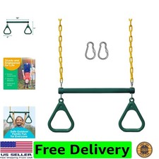 Swing Sets for Backyard, Monkey Bars  Swingset Accessories - Set Includes 18...