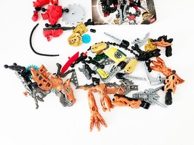 Lego Bionicles Bara Magna Rock Tribe Glatorian Stronius 8984 Various Parts Lot