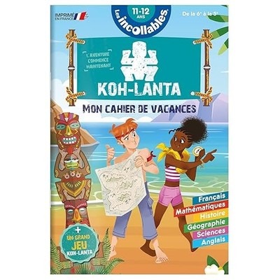 Urlaubsheft 2026 Koh Lanta - Les Incollables - 6. bis 5. - 11/12 Jahre - Cluz
