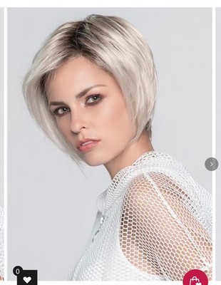 Ellen Wille Wig JAVA Lace Front Mono Crown PLATINUM ROOTED Bob
