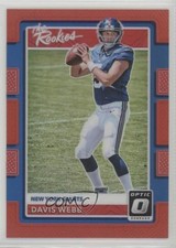 2017 Donruss Optic The Rookies Red Prizm 20/99 Davis Webb #24 7ti