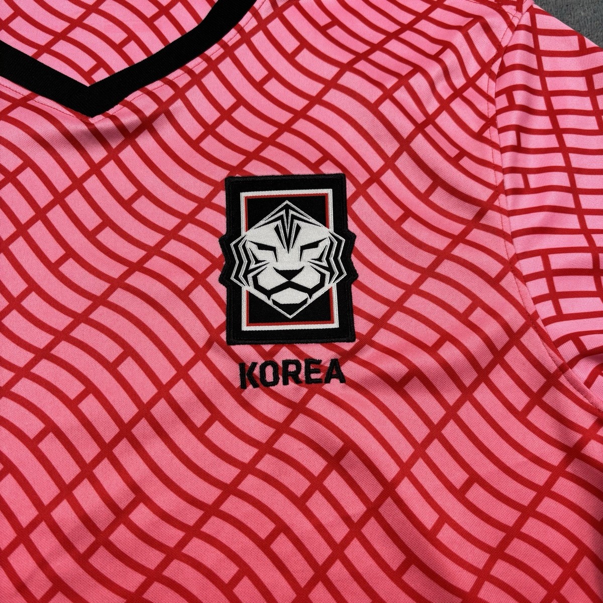 South Korea National Team Soccer Jersey Mens Large Pink Nike
