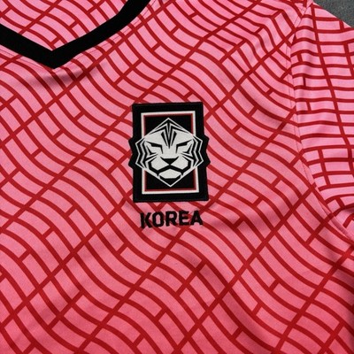 South Korea National Team Soccer Jersey Mens Large Pink Nike