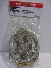 Eagle Claw Stainless Steel Heavy Duty Cable Stringer 10 Snaps 70” Long.