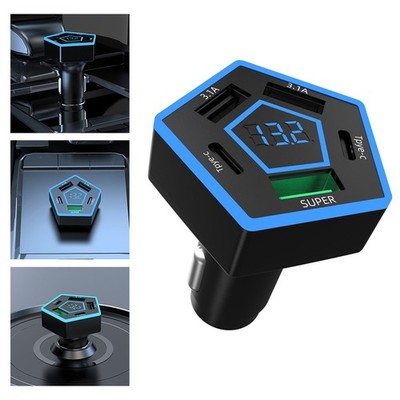 Multi Port Auto Ladegerät USB mit Schnellladung für Smartphones und Tablets