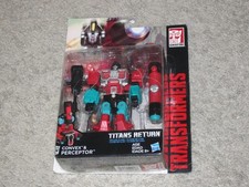 Transformers  Titans Return PERCEPTOR & CONVEX NEW Figures G1 Headmasters Homage