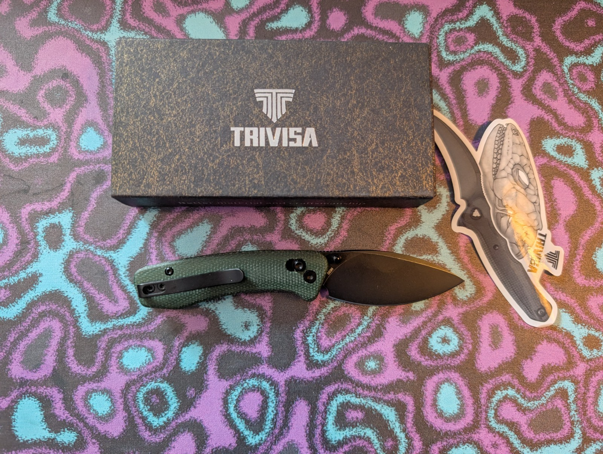 Trivisa Koala-G Crossbar Lock EDC Knife,2.56'' N690 Steel Blade
