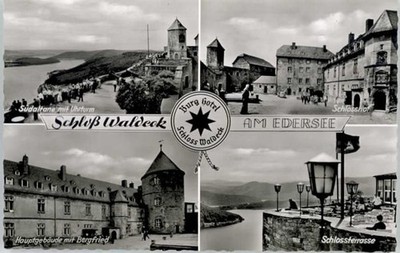 Waldeck Edersee Waldeck Schloss Waldeck Hof Terrasse