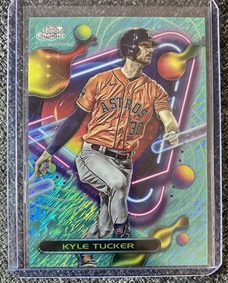 2023 Topps Cosmic Chrome - Kyle Tucker #77 Aqua Equinox Refractor /199