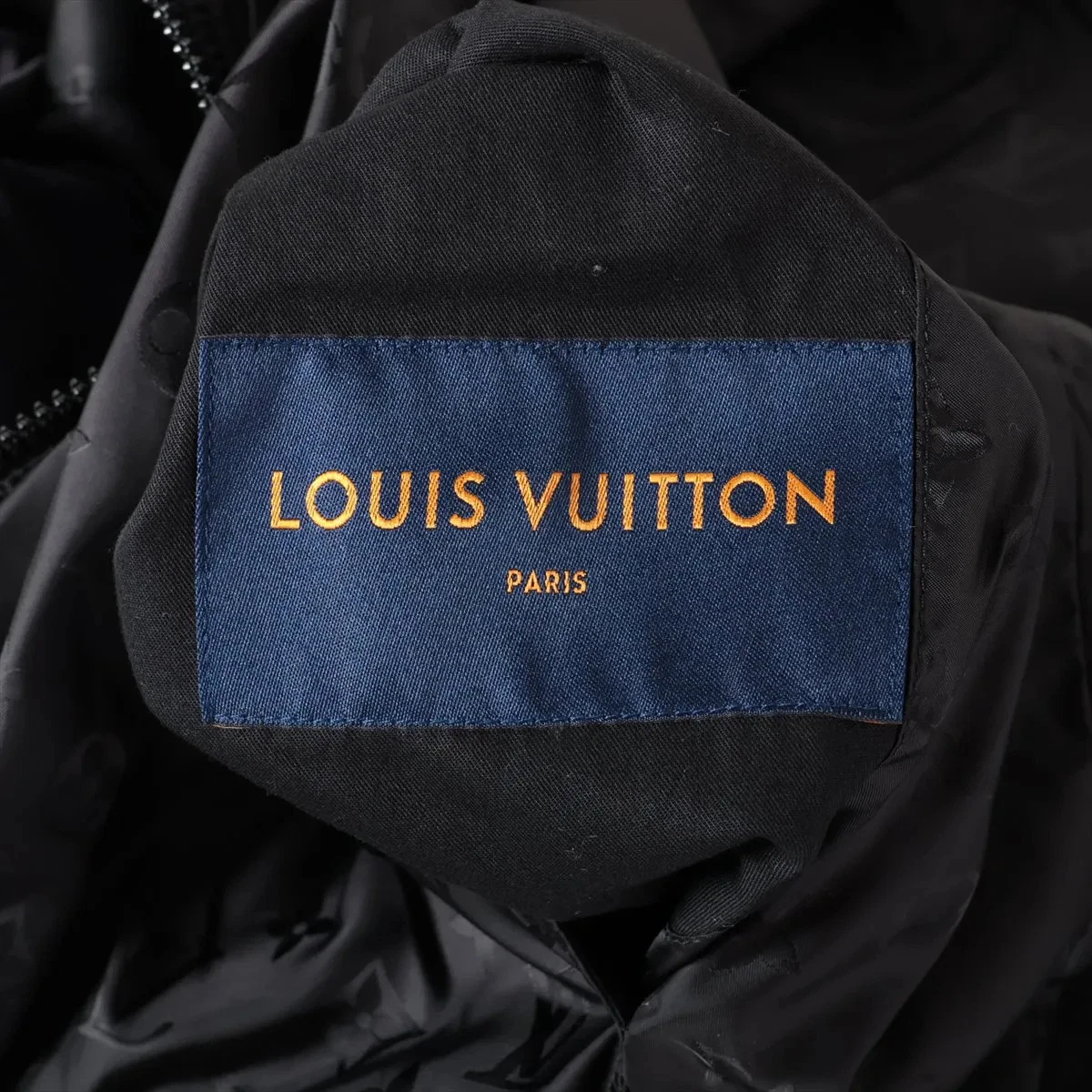 LOUIS VUITTON（LV） Louis Vuitton Blusa Pelle x Nylon 50 Uomo Nero HIL47WTKV Monogramma Reversi