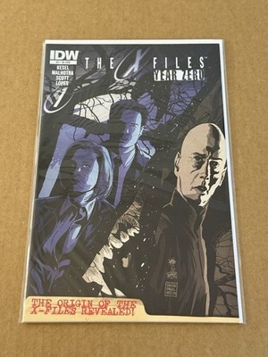 The X-Files Year Zero #1 C Francavilla 1:10 IDW Publishing Comics 2014 NM RARE