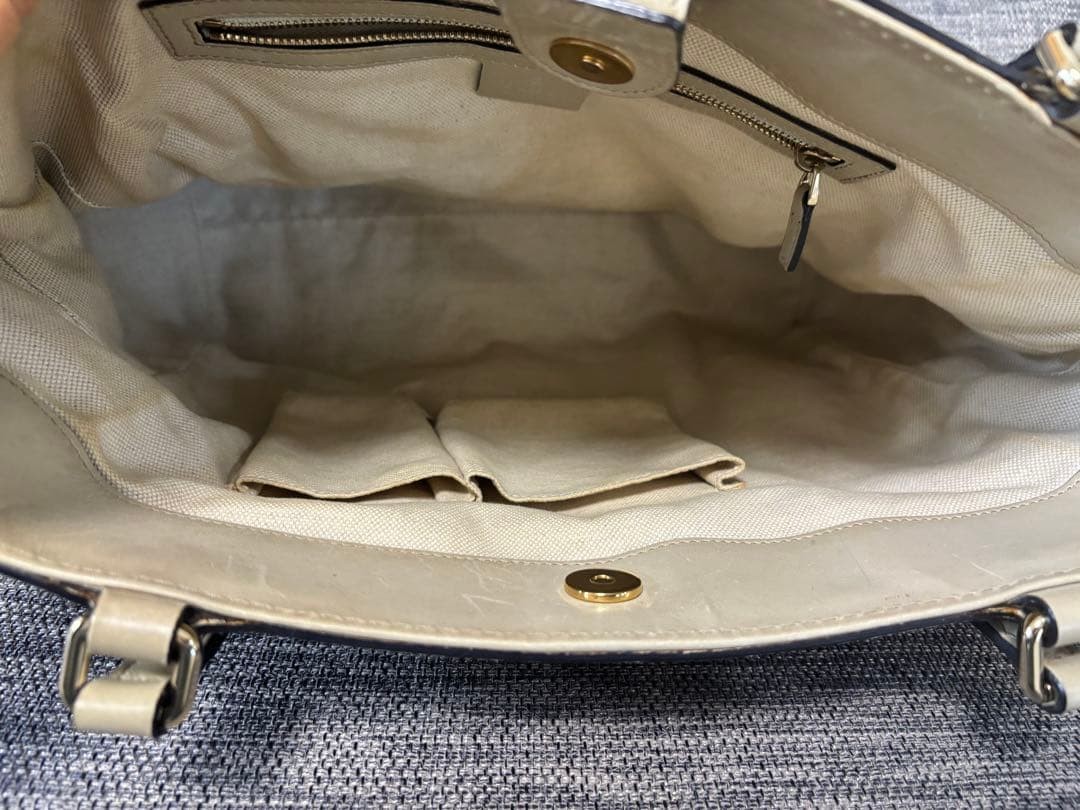 Gucci Tote Bag GG Canvas Sherry Line Brown Women Authentic Vintage thumbnail 6