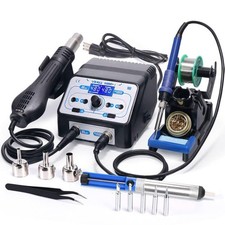 YIHUA 938BD I Soldering Iron Hot Air 2-in-1 Rework Station Temperature Control