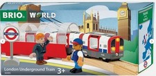 Brio World 36085 Wooden  Plastic London Underground Train w/Accessories