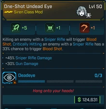 Borderlands 4 OP⭐ONE-SHOT UNDEAD EYE ⭐VEX SIREN CLASS MOD⭐5 BLOODSHOT⭐GUN DAMAGE