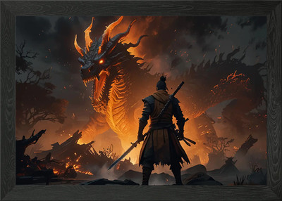 sekiro shadows die twice Framed Wall Art Poster Canvas Print Picture